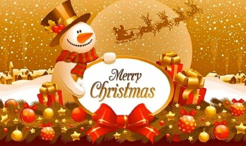 Banner chúc mừng Giáng sinh free