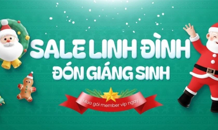 Banner sale Giáng sinh đẹp