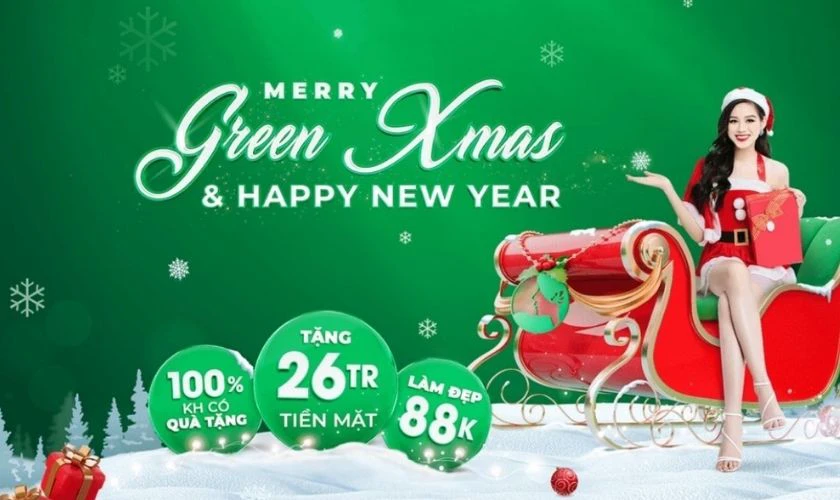 Banner sale Giáng sinh ấn tượng