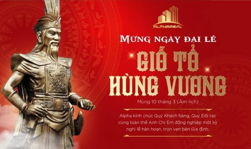 Banner có hình vua Hùng thu hút