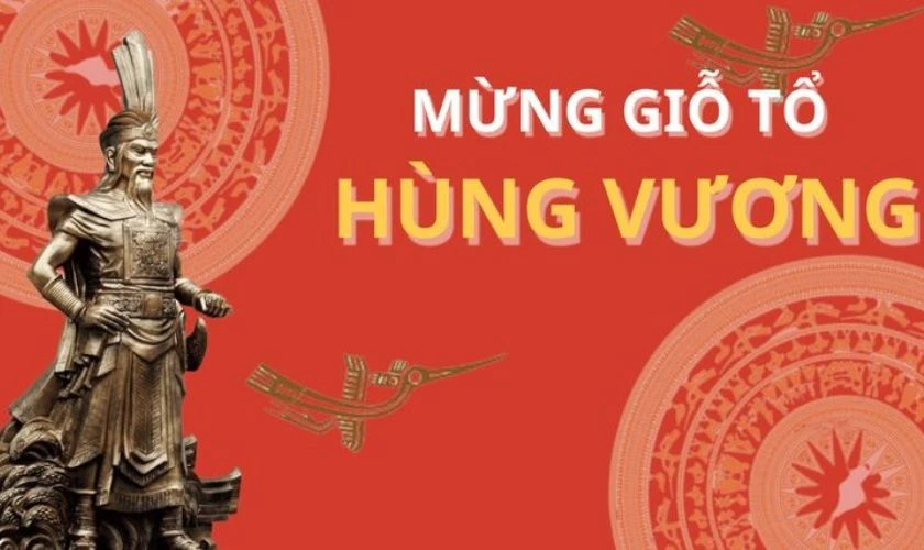 Banner có hình vua Hùng độc đáo