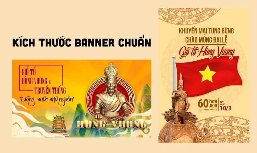 Kích thước banner chuẩn, sắc nét
