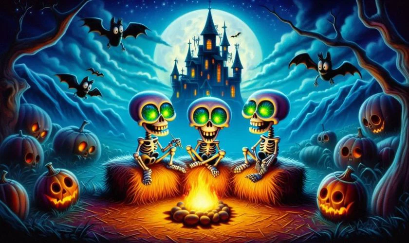 Banner Halloween chủ đề Zombie cute