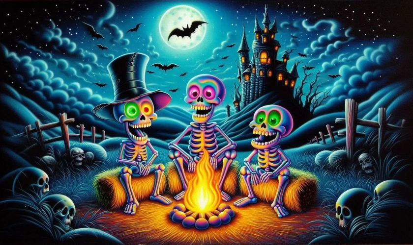 Banner Halloween chủ đề thây ma