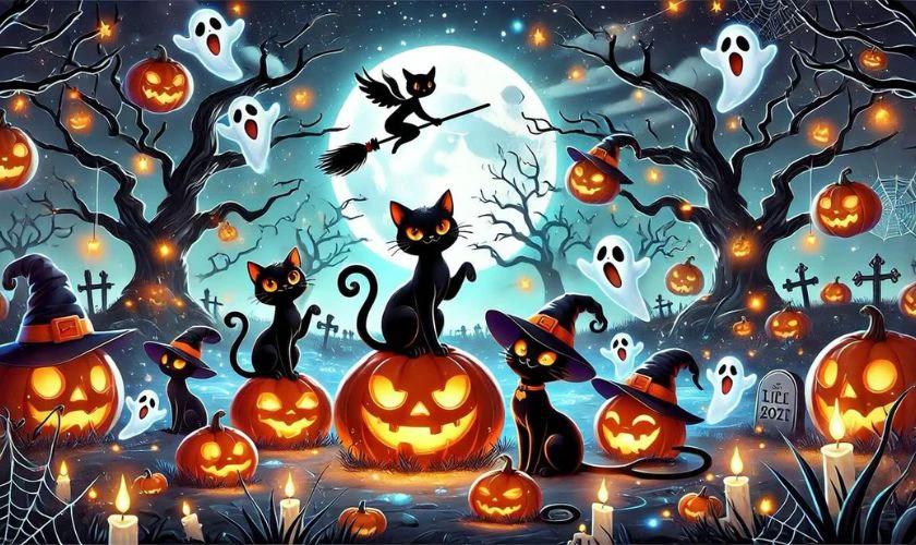 Mẫu banner ngày hội hóa trang chủ đề bí ngô
