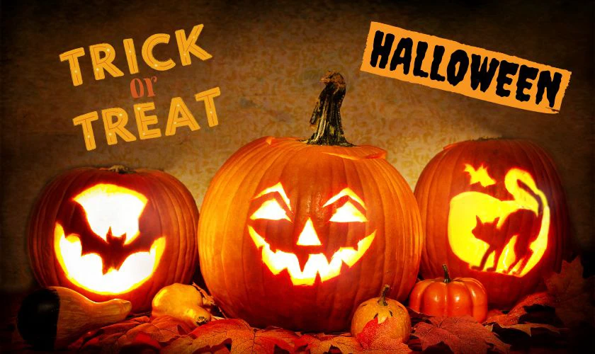 Banner Halloween đơn giản