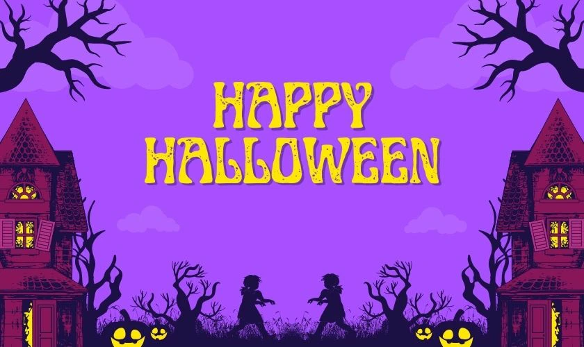 Banner Halloween rùng rợn