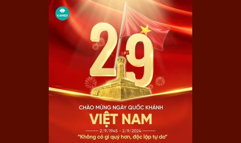 Banner nghỉ lễ 2/9 của công ty