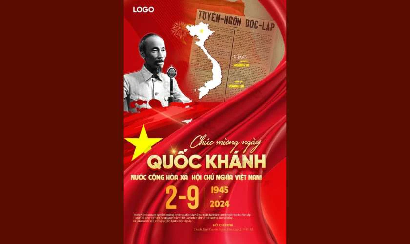 Banner nghỉ lễ 2/9/2025 của cửa hàng
