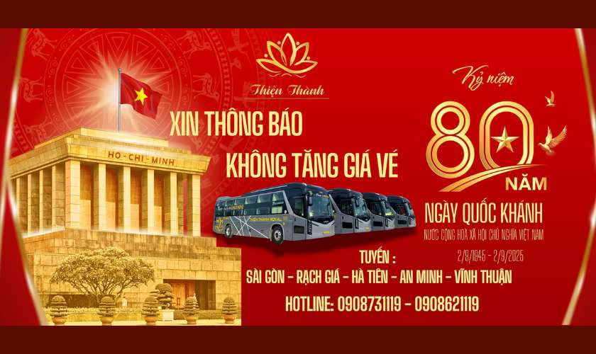 Banner thông báo ngày lễ 2/9