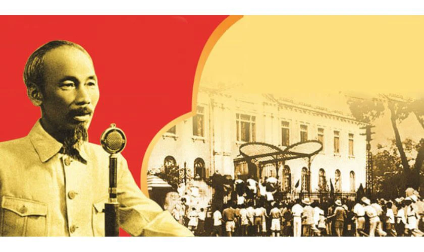 Banner Quốc Khánh màu vàng