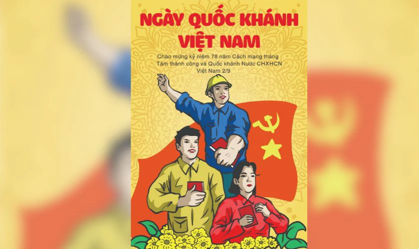 Banner 2/9 tone màu vàng