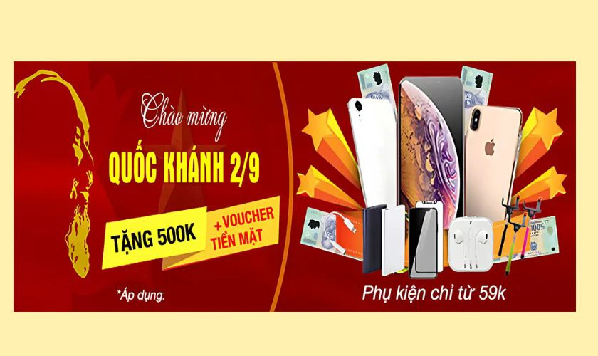Banner sale 2/9 thu hút, tăng CTR