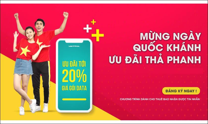 Banner khuyến mãi Quốc Khánh 2/9 độc đáo, ấn tượng