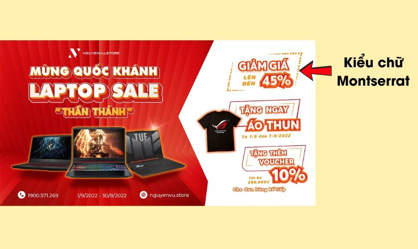 Gợi ý phông chữ sử dụng trong Banner 2/9