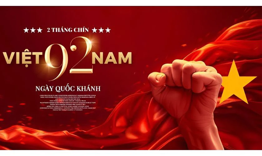 Ảnh banner Quốc Khánh 2/9 ấn tượng