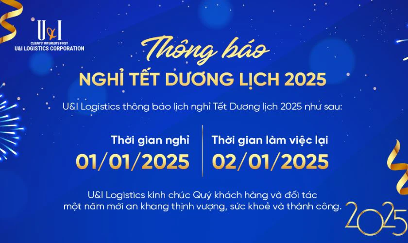 Banner thông báo nghỉ Tết 2025 cho công ty