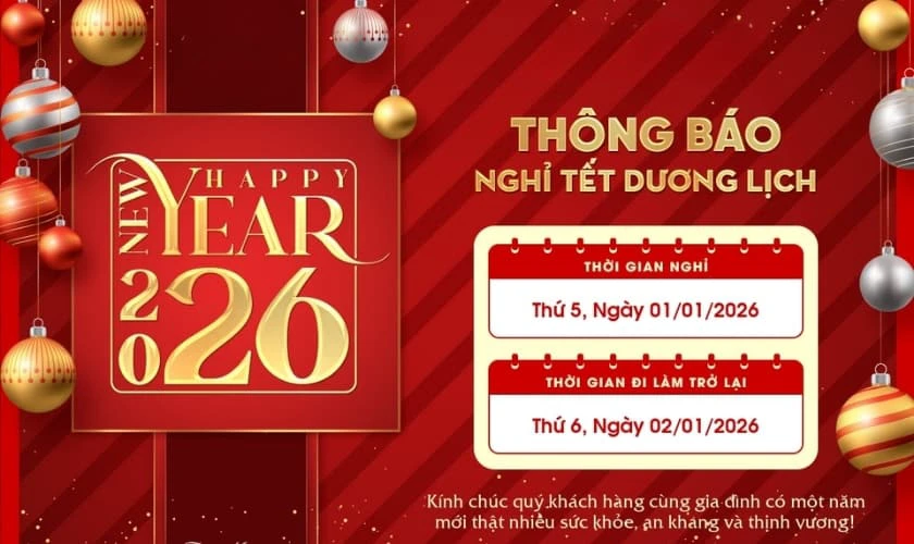 Banner thông báo nghỉ tết 2026