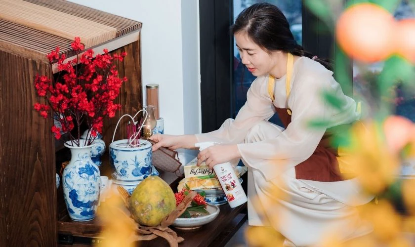 Tìm hiểu Bao sái ban thờ trước hay sau cúng ông Công ông Táo 2026