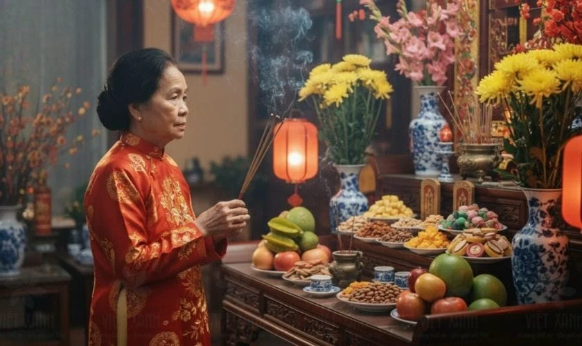 Cách bao sái bàn thờ ông Công ông Táo đúng chuẩn 2026