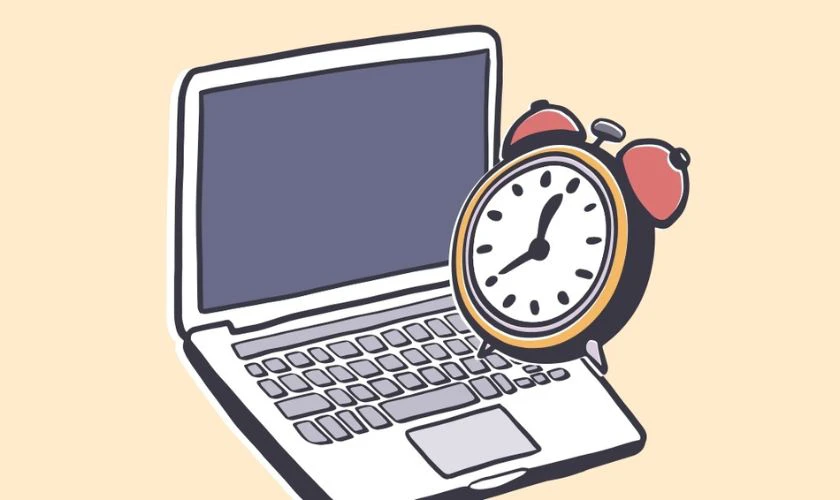 Lưu ý khi cài báo thức online