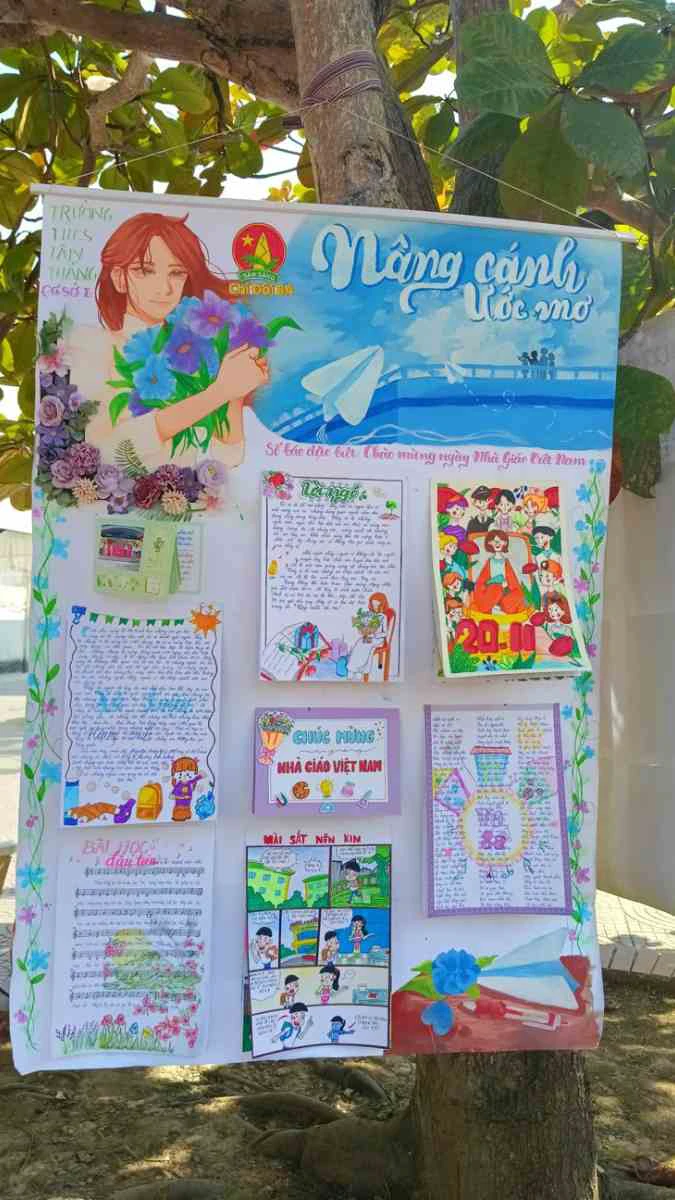 Bích báo ngày Nhà giáo Việt Nam ấn tượng, độc đáo nhất