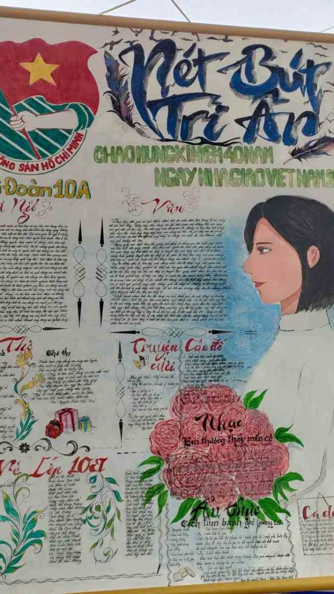 Báo tường 20/11 đẹp nhất 2025 của tất cả các trường