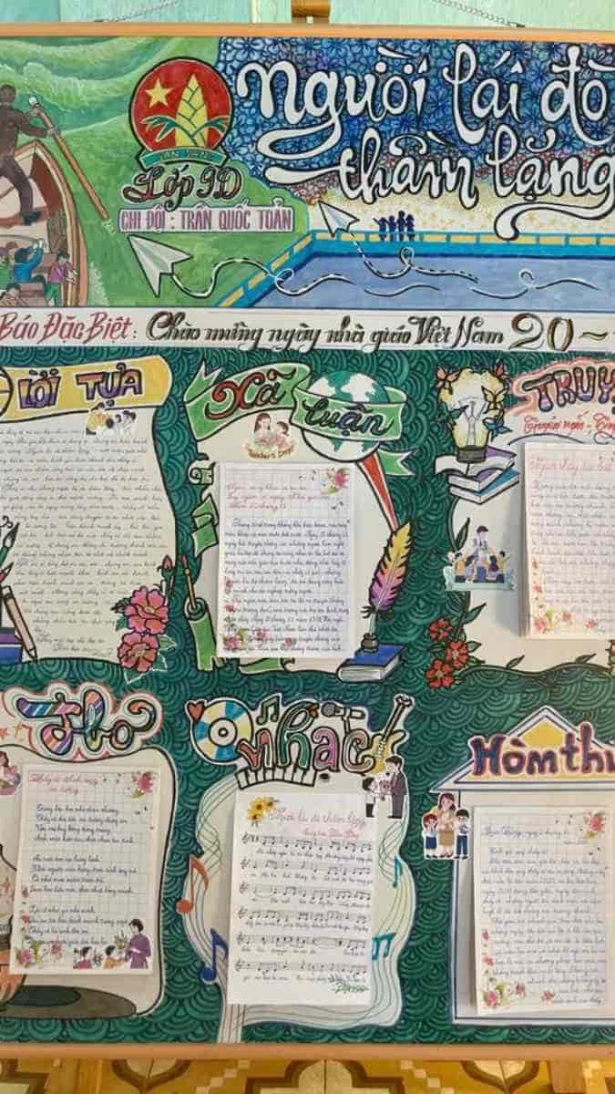 Báo tường 20/11 2025 của tất cả các trường đẹp nhất