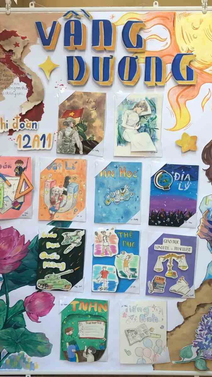 Báo tường 20/11 2025 của tất cả các trường thu hút