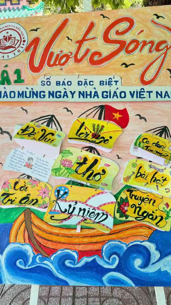 Báo tường mầm non dễ thương, đẹp nhất