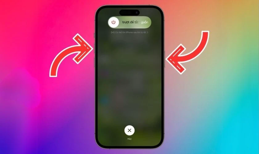 Khởi động lại iPhone iOS 26
