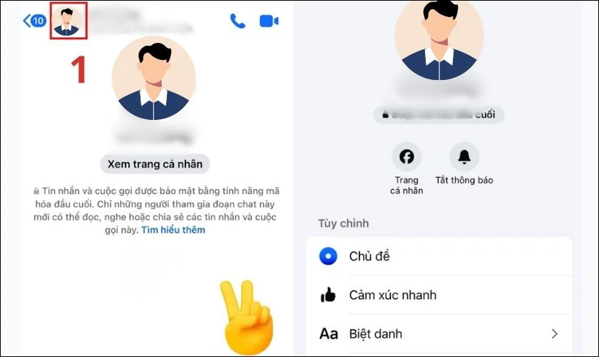 Cách bật thông báo chụp màn hình Messenger đơn giản
