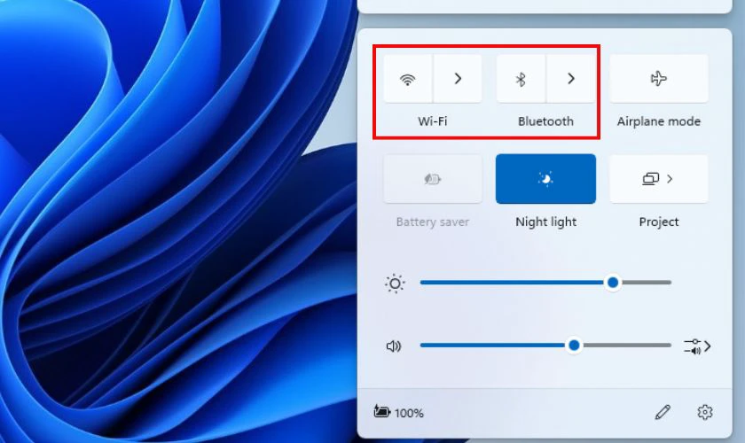 Tắt Wi-Fi và Bluetooth