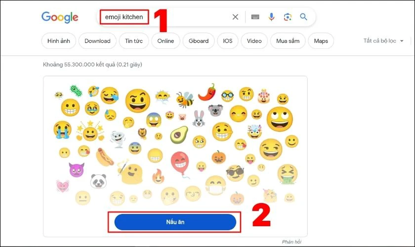 Hướng dẫn cách dùng Emoji Kitchen trên máy tính