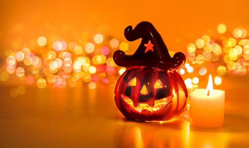 Decor Halloween bí ngô