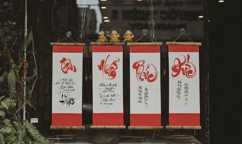 Câu đối đỏ - Biểu tượng tri thức và lời chúc đầu xuân