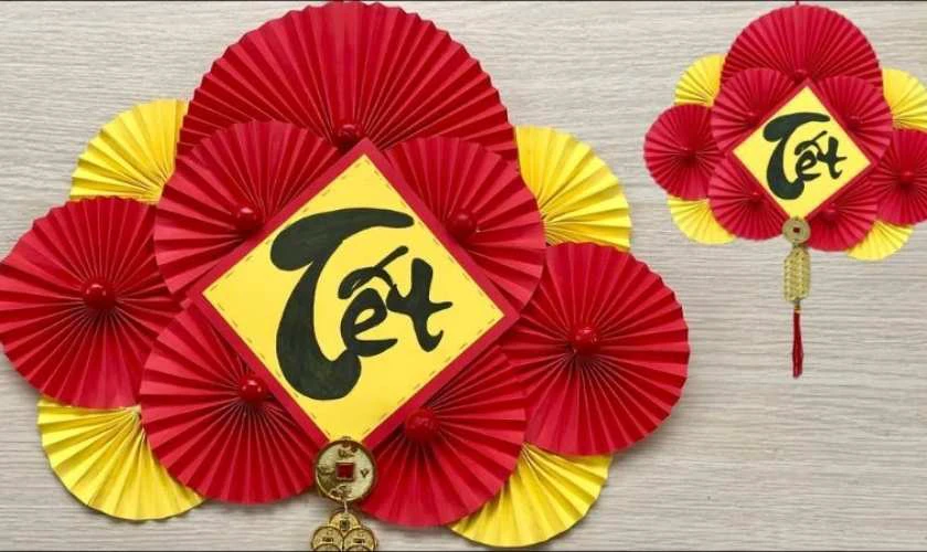 Quạt giấy Tết