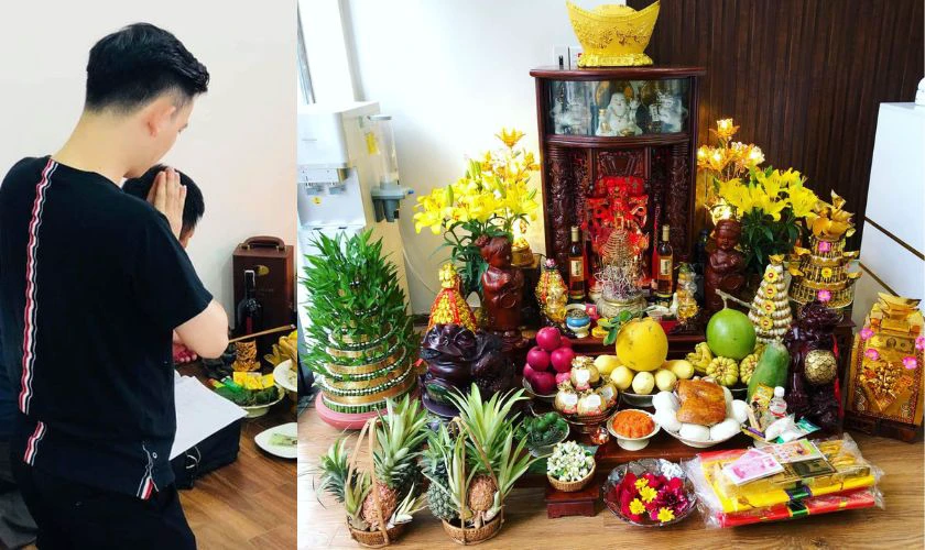 Thành tâm cúng bái Thần Tài
