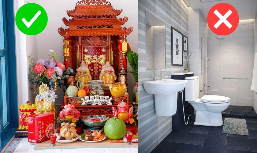 Vị trí đặt biểu tượng Thần Tài hợp phong thuỷ trong nhà