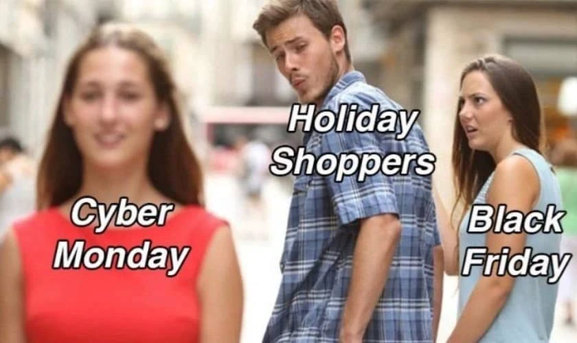 Black Friday meme tiếng anh