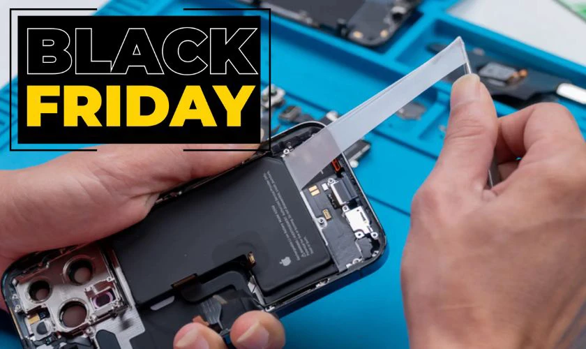 Dịch vụ sửa chữa điện thoại, laptop giảm 25% dịp Black Friday 2025