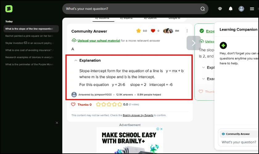 Cách đánh giá và nhận xét trên Brainly.com