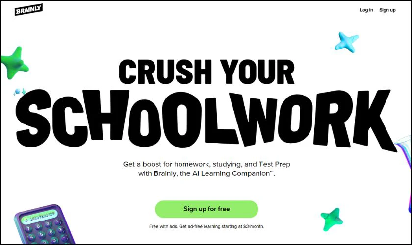 Cách đăng ký Brainly.com dành cho sinh viên