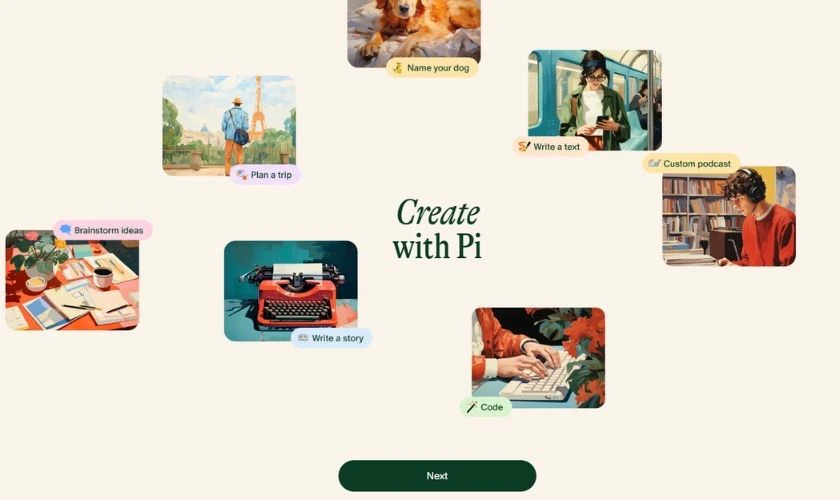 Các AI tương tự ChatGPT là Pi (Personal Intelligence)