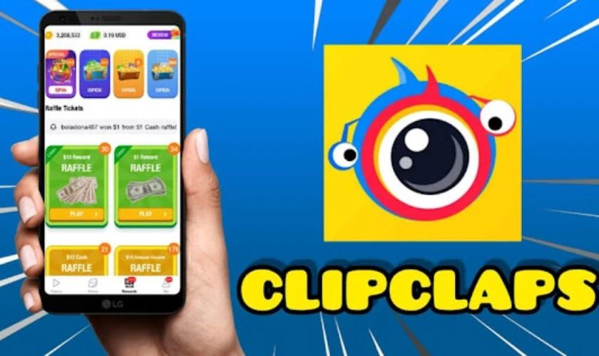 ClipClaps là một ứng dụng giải trí giúp học sinh vừa thư giãn vừa kiếm tiền