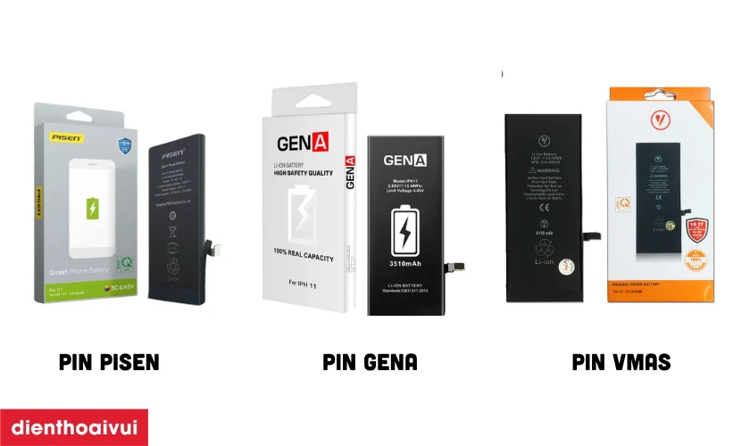 Các loại pin iPhone tại Điện Thoại Vui