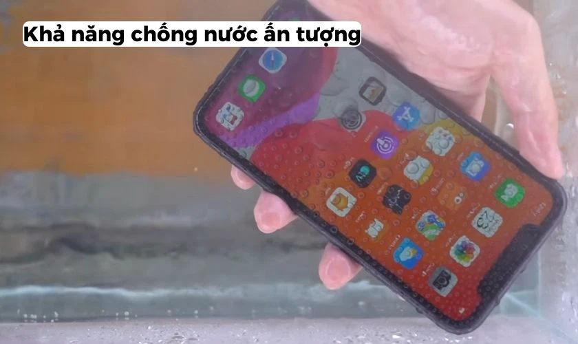 Khả năng chống nước và chống bụi của iPhone 11 đạt chuẩn IP68