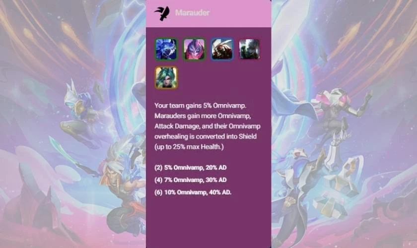 Các tộc hệ DTCL mùa mới nhất Đao phủ