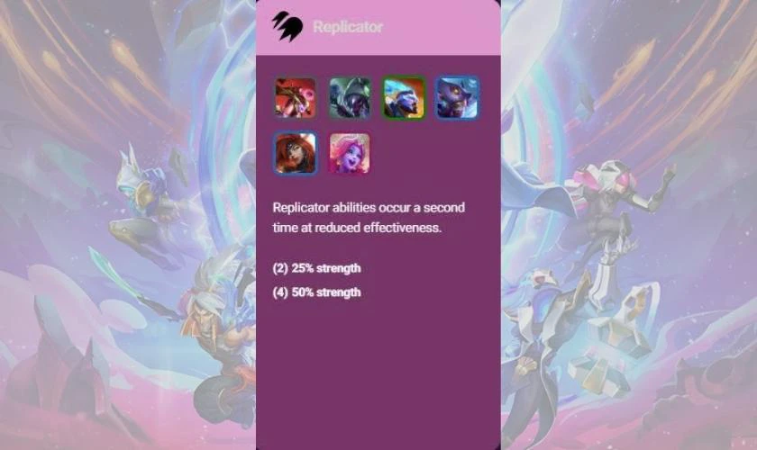 Các tộc hệ DTCL mùa mới nhất nhân bản