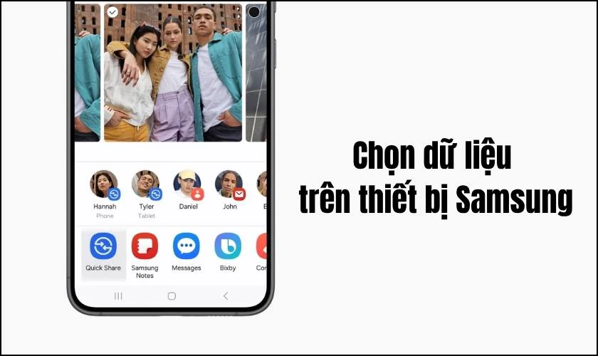 Cách Airdrop từ Samsung sang iPhone - Bước 1